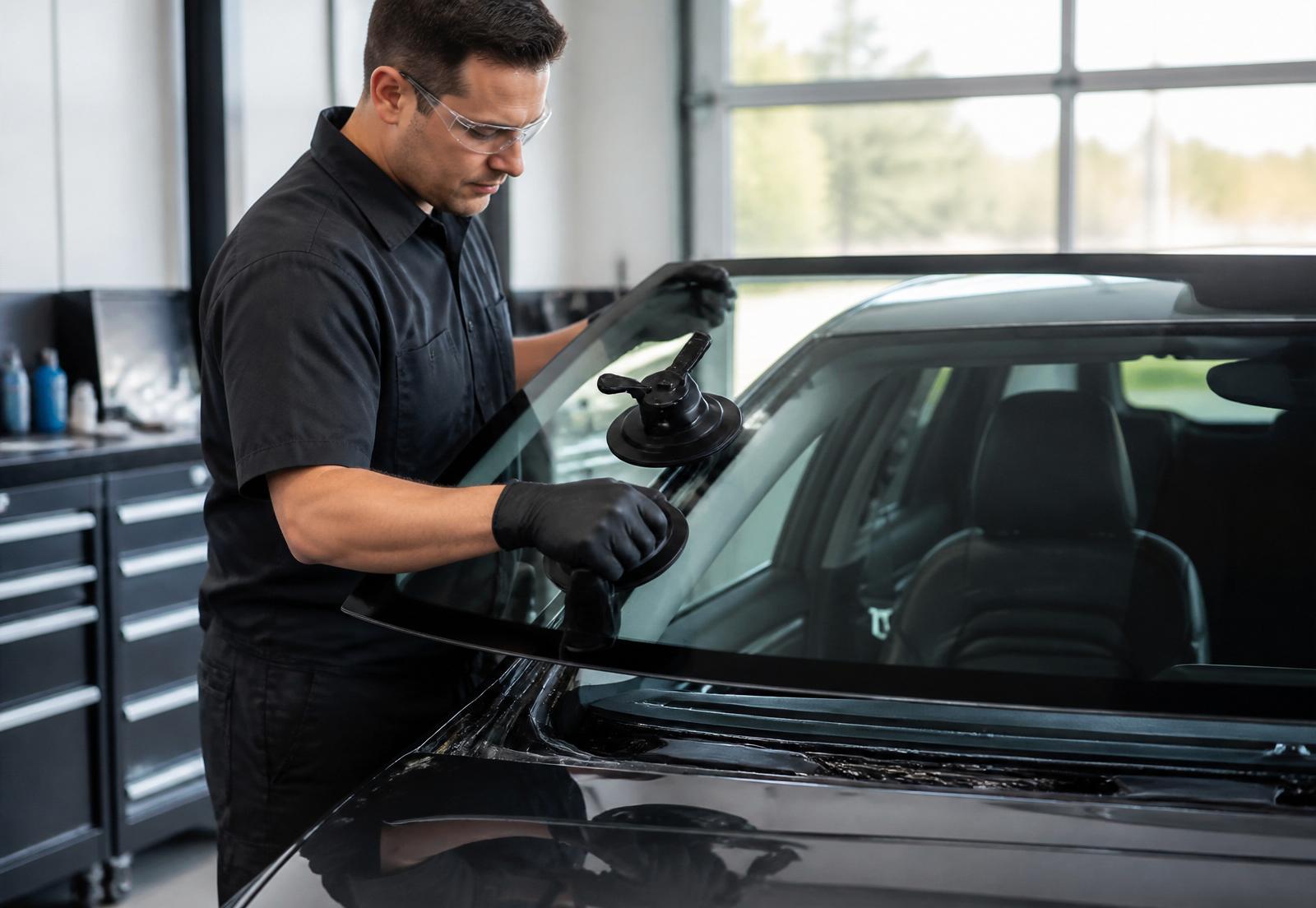Luxury vehicle windshield replacement for a Danville, CA customer